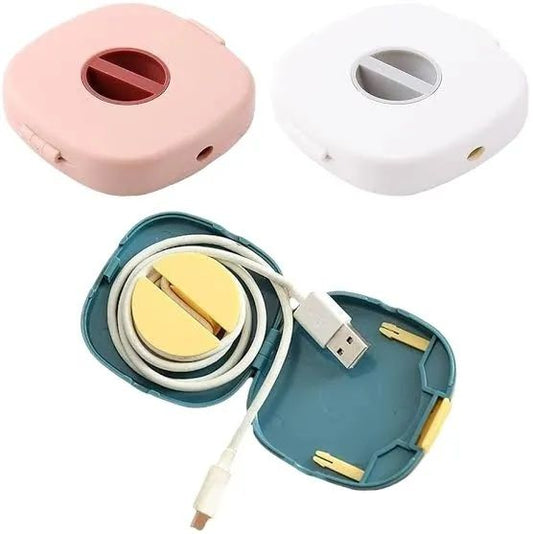 2in1 Mobile Holder And Plastic Handsfree/Cable Wire Binder Box (Mix/Random Color) 2in1 Mobile Holder And Plastic Handsfree/Cable Wire Binder Box (Mix/Random Color)