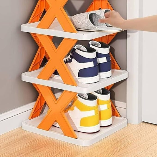 X-Shaped Shoe Rack SAQI MART 